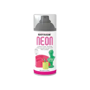 Rust-Oleum Pink Matt Neon effect Multi-surface Spray paint, 150ml