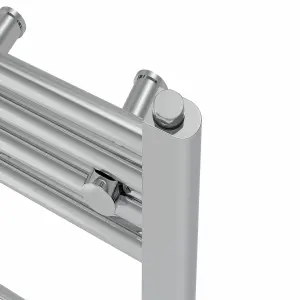 Right Radiators Prefilled Electric Straight Heated Towel Rail Bathroom Ladder Warmer Rads - Chrome 1400x500 mm