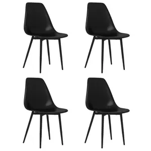 Mtamore Dining Chair (Set of 4) Black / Black