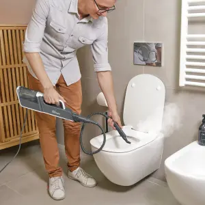 Polti Vaporetto SV650 Style Steam Mop with Handheld Steam Cleaner, 19 Accessories