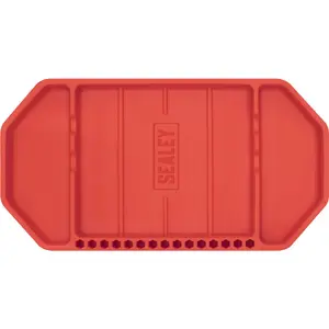 Non-Slip Flexible Tool Tray - 275mm x 140mm x 30mm - Perfect for Garage and Workshop Storage