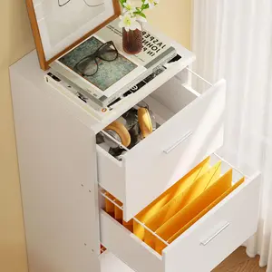 40cm Wide 4 -Drawer File Cabinet White