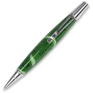 Shockwave Acrylic Pen Blank - Mottled Green