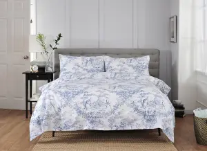 The Lyndon Company Toile De Jouy  Duvet Cover Blue