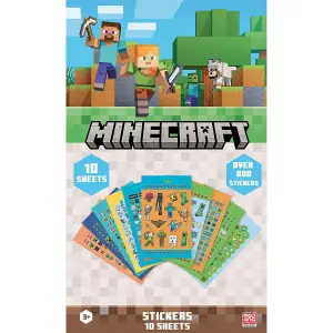 Minecraft Characters Stickers Set (Pack of 800) Multicoloured (One Size)