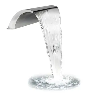 Primrose Primrose Wide Arc Stainless Steel Waterfall Blade Cascade for Pond or Water Feature L45cm