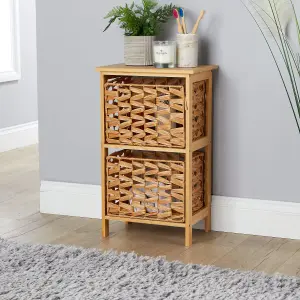 Home Source Bacton 2 Drawer Storage Chest