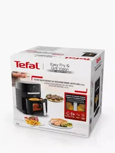 Tefal EY506840 Easy Fry Vision Air Fryer & Grill, 4.2L, Black