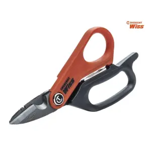 Crescent Wiss 6-Inch Electrician's Data Shears with Cable Cutter and Stripper