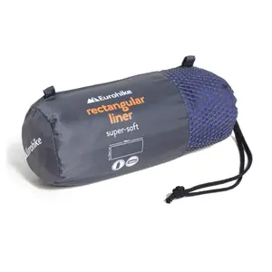 Eurohike Rectangular Sleeping Bag Liner, Camping Equipment, Travel Essentials