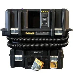 Dewalt DCV586MN-XJ Cordless XR FLexvolt Wet Dry Vacuum +13.5L TSTAK Storage Case