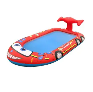 Fire Engine Model PVC Children Outdoor Water Inflatable Toys