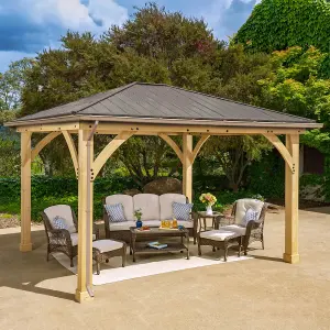 12 x 14 Meridian Gazebo With Guttering