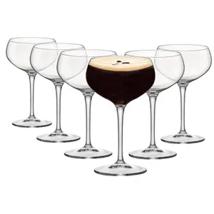 Bormioli Rocco - Bartender Espresso Martini Glasses - 305ml - Clear - Pack of 6