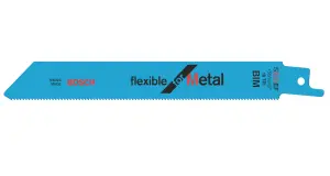 Bosch Professional 25-Pack S922EF BIM Flexible Blade for Metal