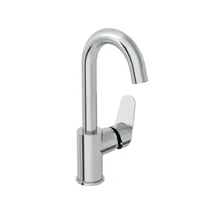 VitrA  Flow Line Chrome Round Swivel Basin Mixer