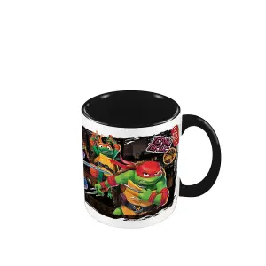 Teenage Mutant Ninja Turtles: Mutant Mayhem Turtle Power Mug White/Multicoloured/Black (One Size)