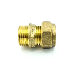 Conex 15mm x G1/2 Male Coupler Adaptor Brass Compression Fittings