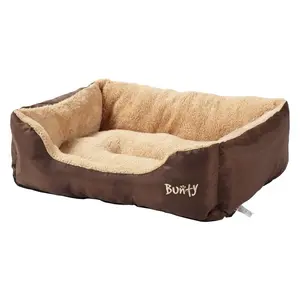 Bacup Polyester Pet Bed Blue / Medium (61 cm L x 48 cm W)