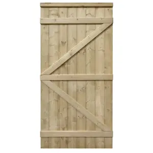 Rowlinson Tongue & Groove Square Top Wooden Gate