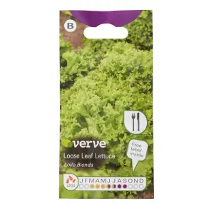 Verve Lollo bionda lettuce Vegetable Seeds