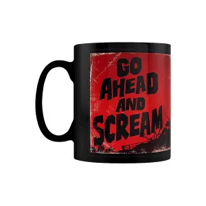 Grindstore Go Ahead And Scream Horror Mug Black (One Size)