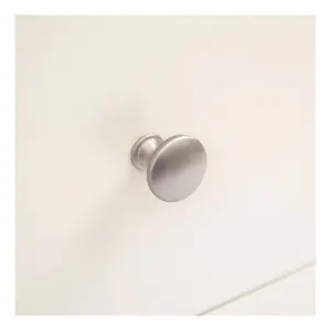 Maggiori 3 Drawer Bedside Table Chrome Knob