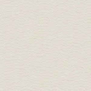 Grandeco Boutique Yoro Sand Dune Wave Texture Embossed Metallic Wallpaper, Neutral