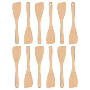 Argon Tableware Wooden Spatulas - 30cm - Pack of 12