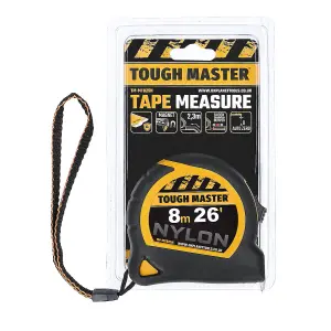 TOUGH MASTER Tape Measure 8M Nylon Pack Of 6