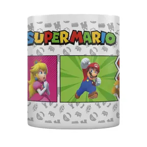 Super Mario Comic Mug Multicoloured (One Size)