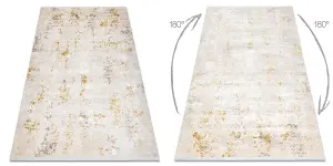 Modern carpet DUKE 51546 cream / gold - Vintage, structured, very soft 120x170 cm