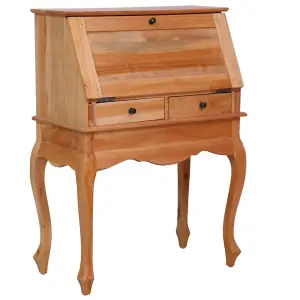 Berkfield Secretary Desk 78x42x103 cm Solid Mahogany Wood