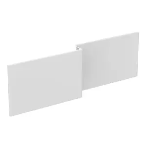 Ideal Standard Tempo cube Matt White Left or right-handed Rectangular Front Bath panel (H)51cm (W)169.5cm