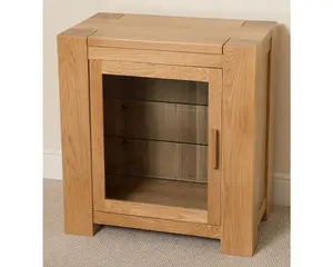 Kuba Solid Oak Media Unit with Storage