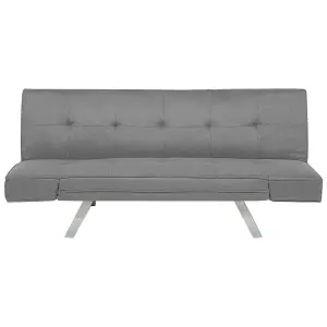 Beliani Traditional Sofa Bed BRISTOL Light Grey