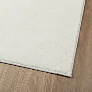 Rug OVIEDO Short Pile Cream 100x200 cm