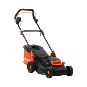 Yard Force LM C37B 40V 4.0Ah (2x20V) Cordless Lawnmower with 37cm cutting width 40L grass bag and rear roller