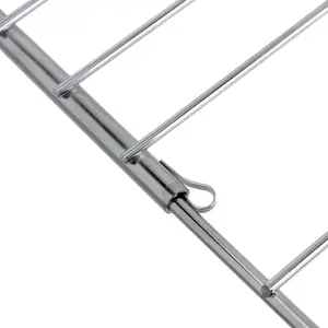 SPARES2GO Universal Chrome Adjustable Extendable Oven Shelf  (310 x 345-565mm)