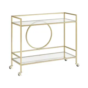 Hopeworth Metal Bar Cart