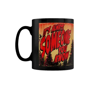 Grindstore Its Always Someone You Know Horror Mug Black/Red/Yellow (One Size)