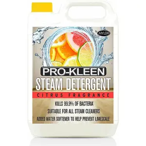 Pro-Kleen Steam Mop Detergent - Citrus Fragrance, Highly Concentrated Cleaning Solution with Built in Water Softener