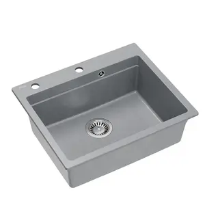 Quadron Kurt 110 Kitchen Workstation Sink, Grey GraniteQ material