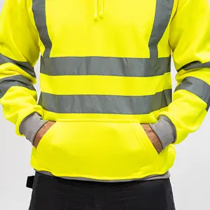 Timco - Hi-Visibility Sweatshirt with Hood - Yellow (Size XX Large - 1 Each)