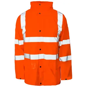 Stormflex Hi-Vis PU Jacket Breathable Orange-4XL