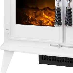 Adam Woodhouse Electric Stove in Pure White