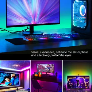 LED Strips Light with Remote Control,power by USB,3M