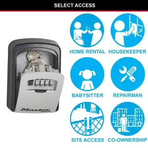 Master Lock Wall-mounted External Combination Key safe Medium