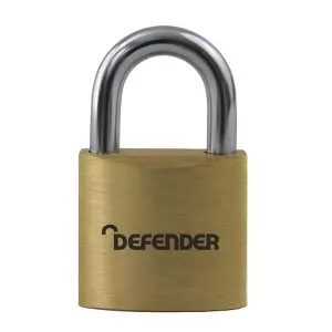 Defenders Br Padlock Gold/Silver (40mm)