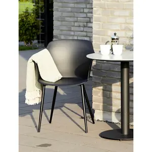 Alonzo Patio Dining Armchair (Set of 2) Black